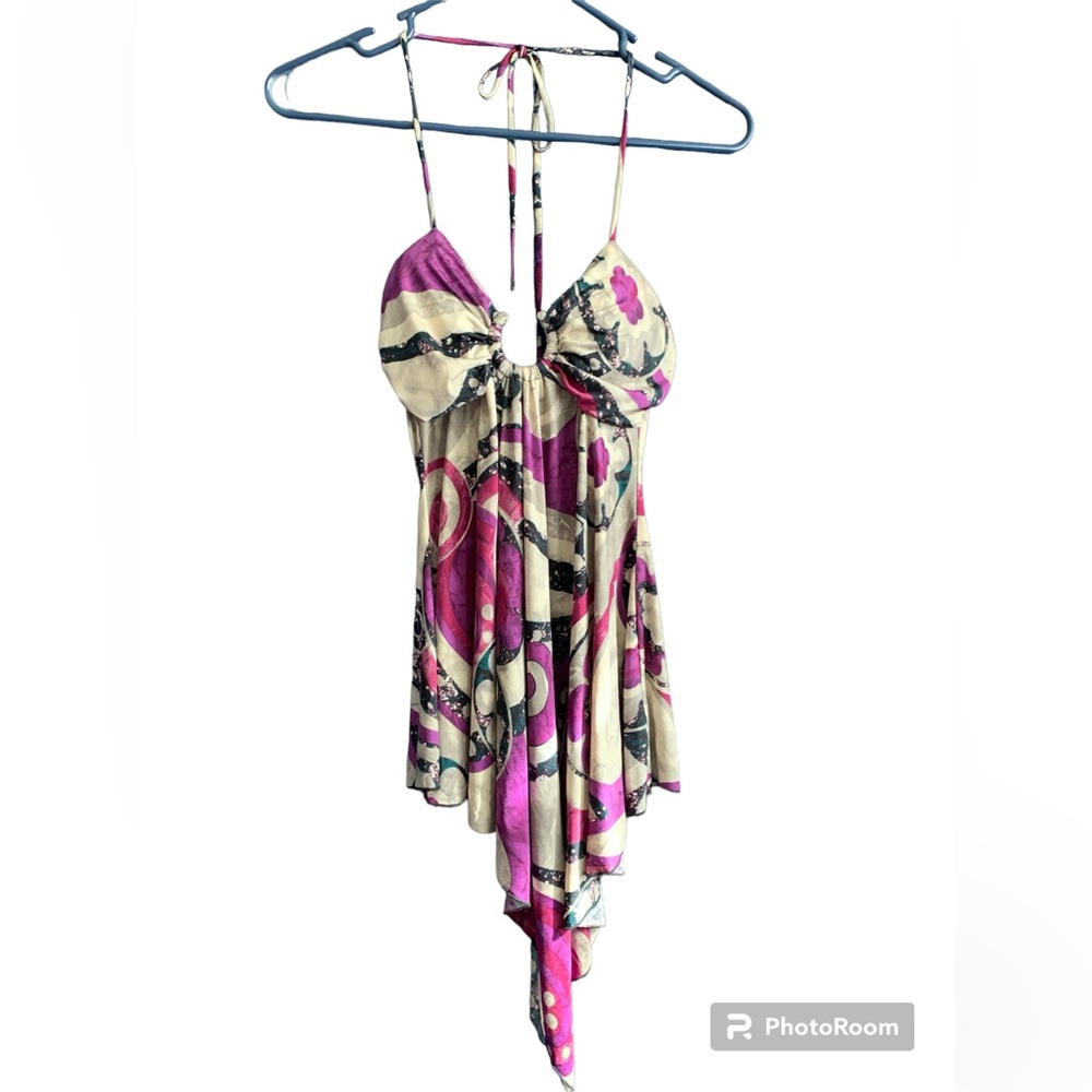 Tie Halter Back top